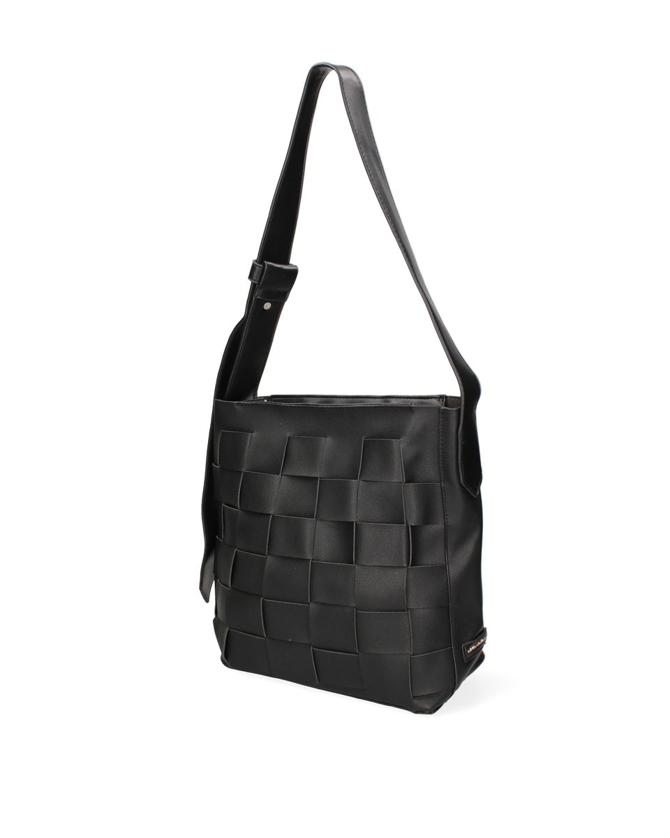 Geflochtene Schultertasche aus Kunstleder