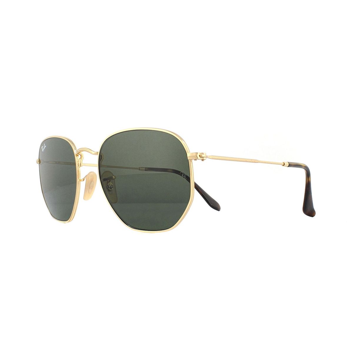 Moderne Sechseckige Metall-Sonnenbrille
