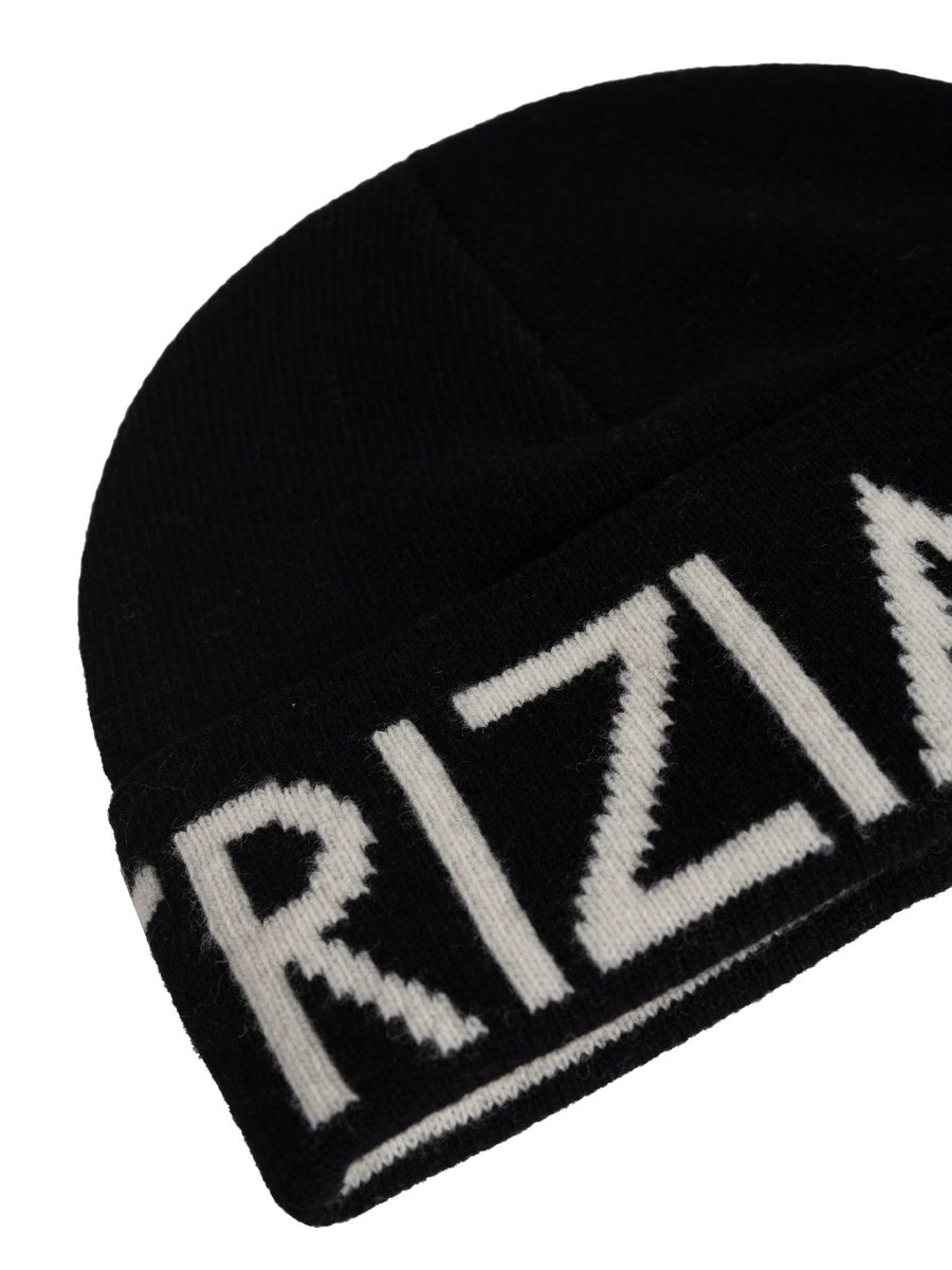 Strickmütze mit Logo-Schriftzug