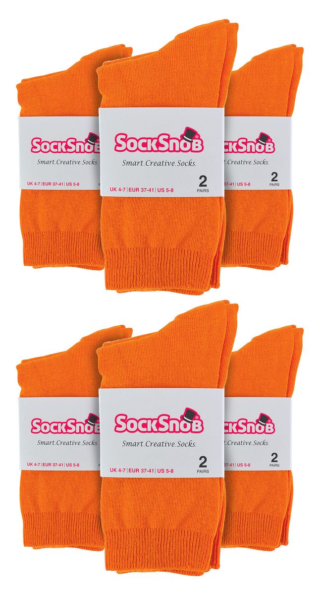 Einfache Crew-Socken aus Baumwollmischung