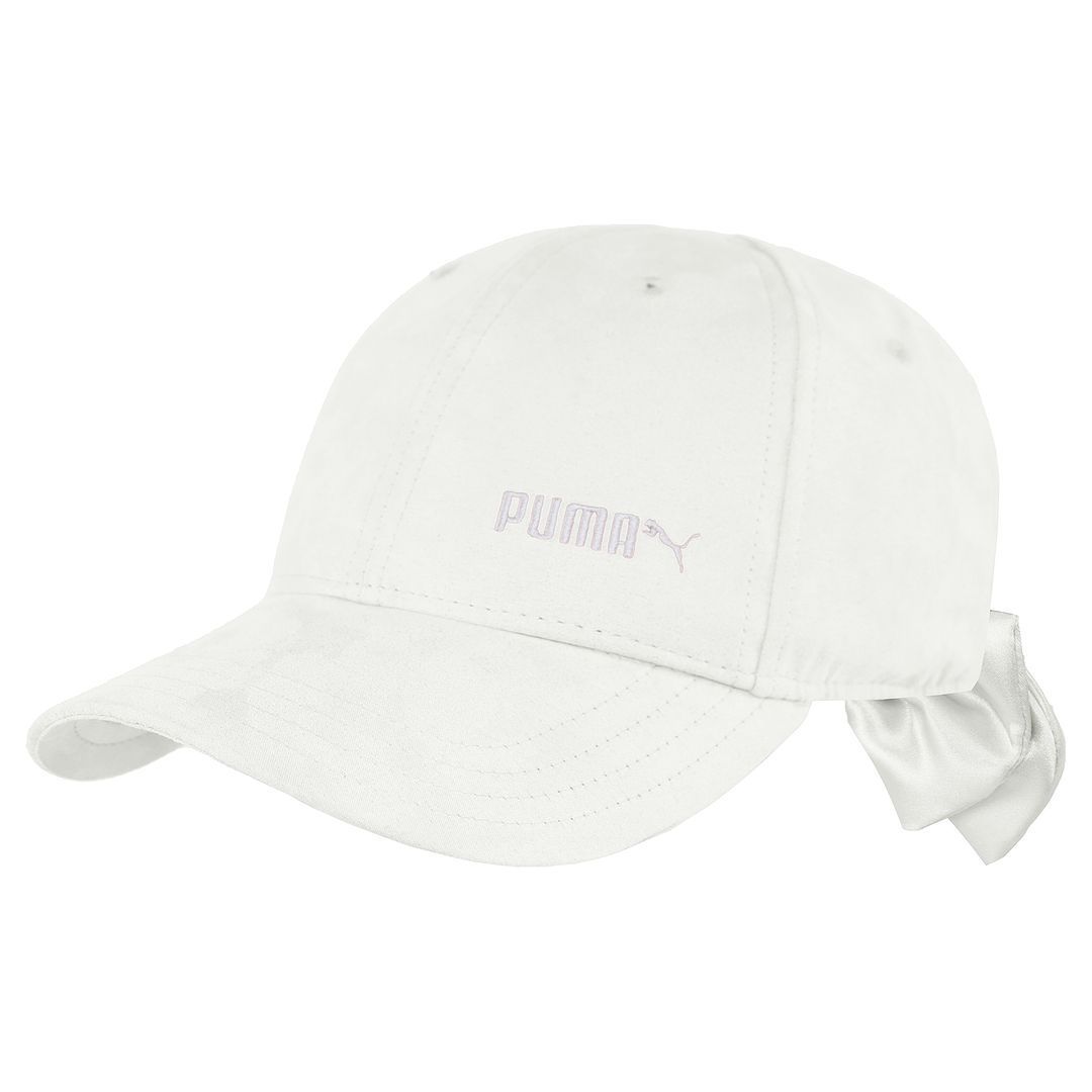 Baumwoll-Baseballcap mit Satinschleife