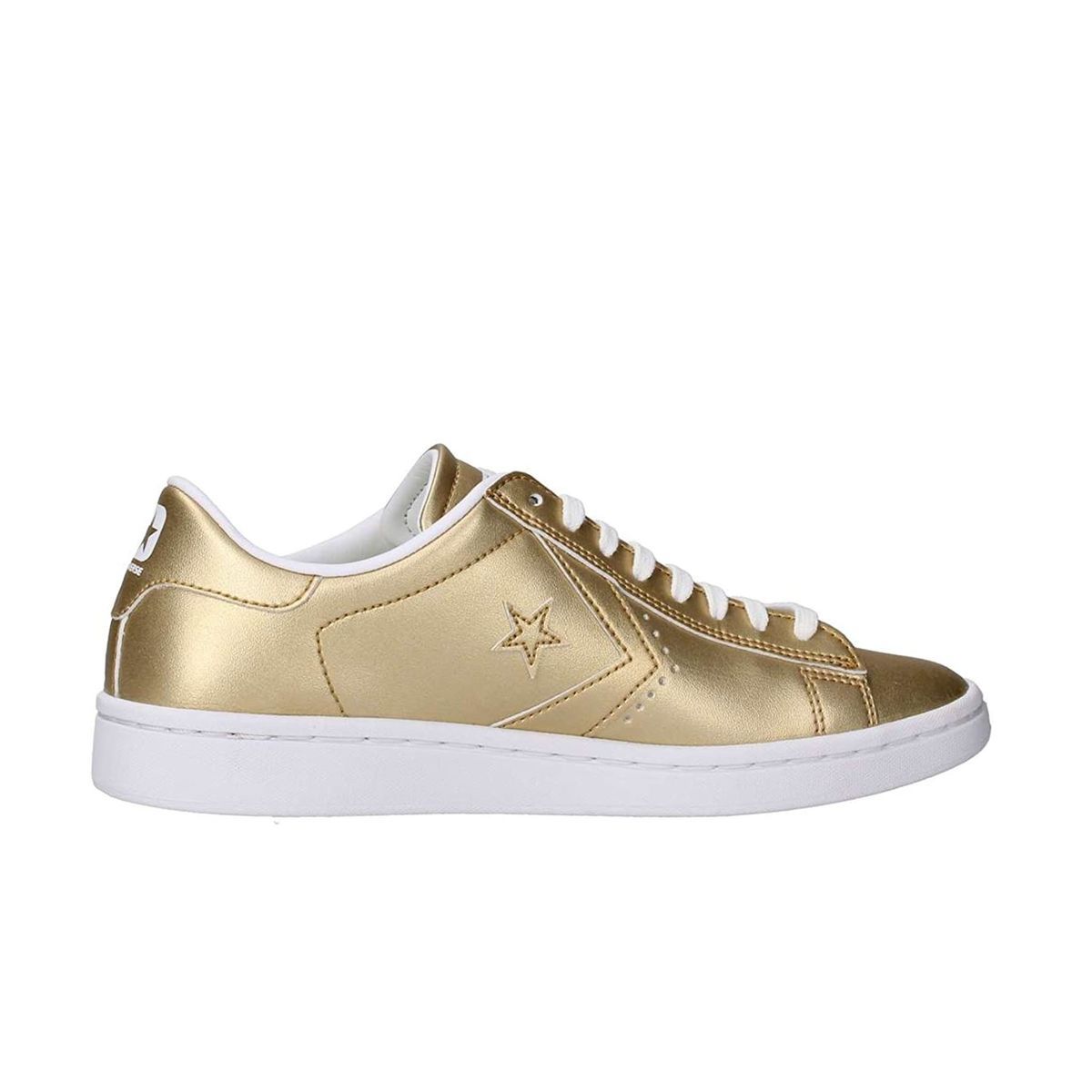 Low-Top mit Metallic-Stern-Detail