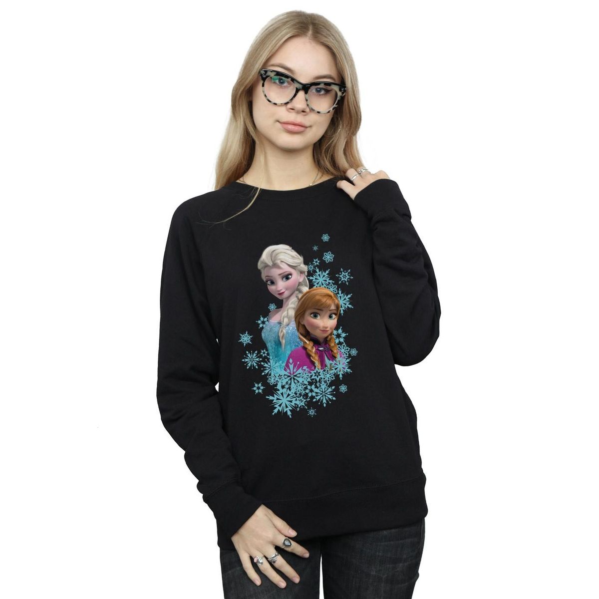 Sweatshirt mit Frozen Schwestern Grafik