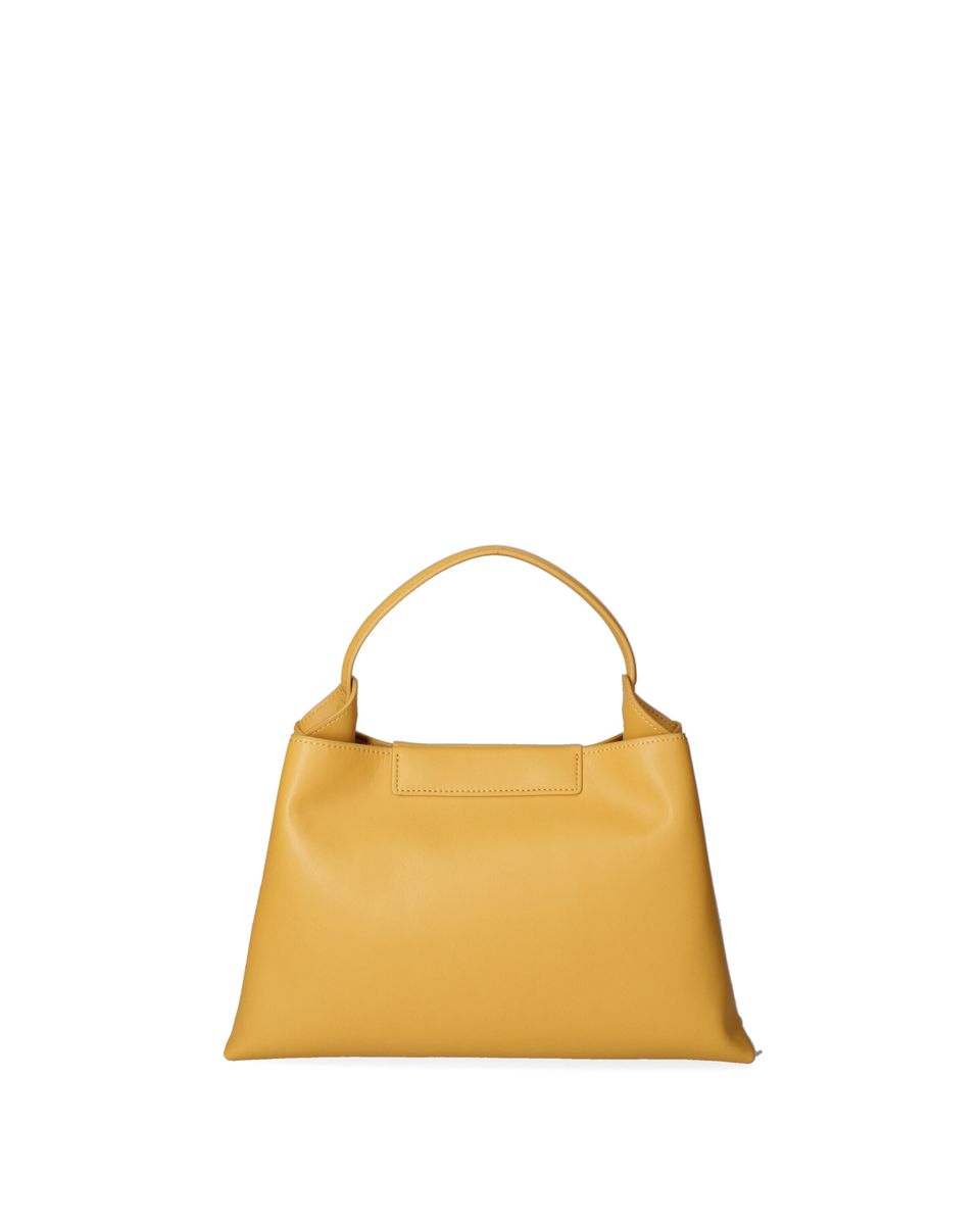 Minimalistische Trapez-Handtasche mit Griff