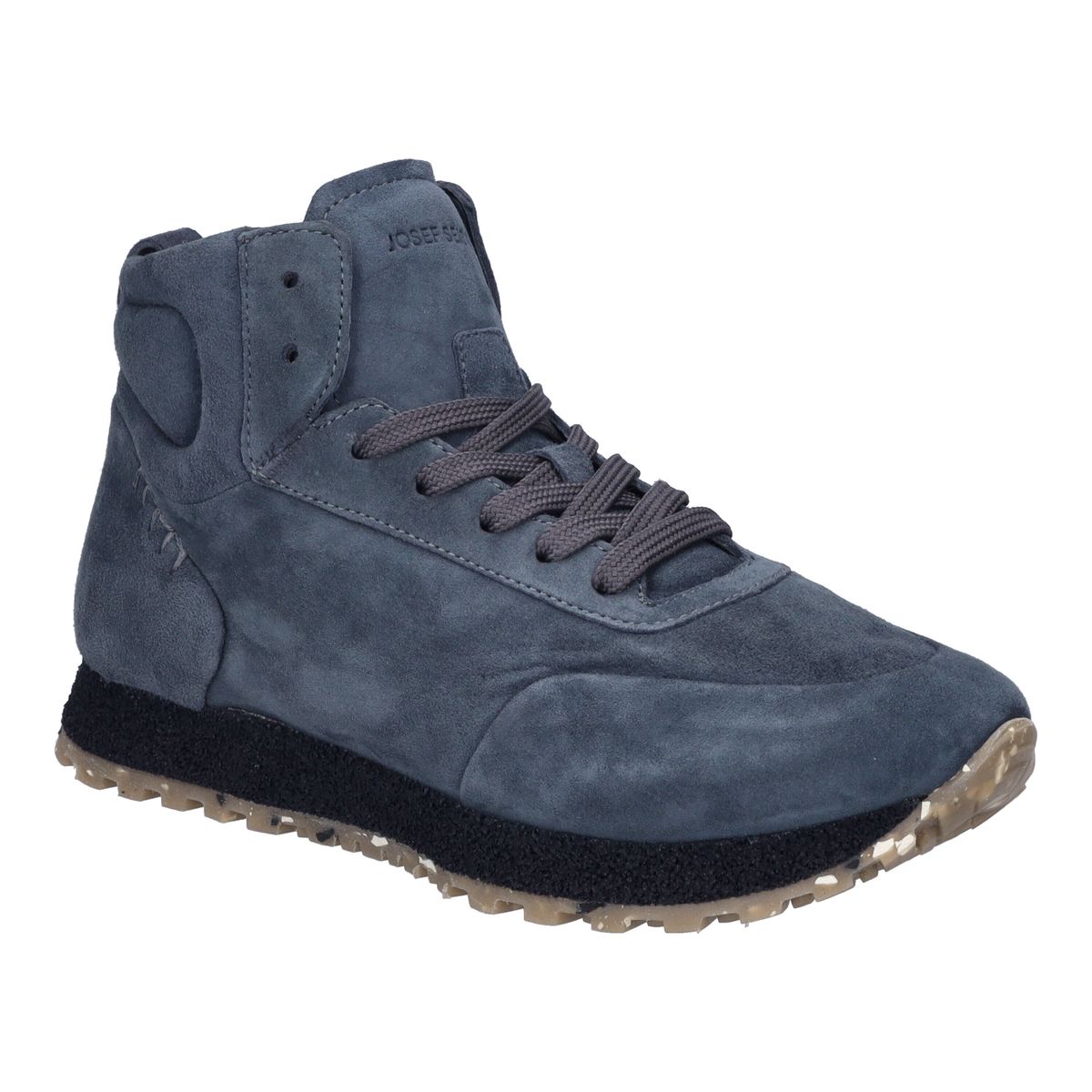 Hoher Sneaker aus Veloursleder
