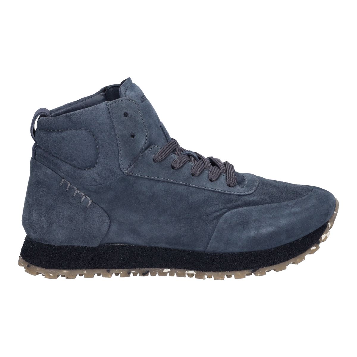 Hoher Sneaker aus Veloursleder