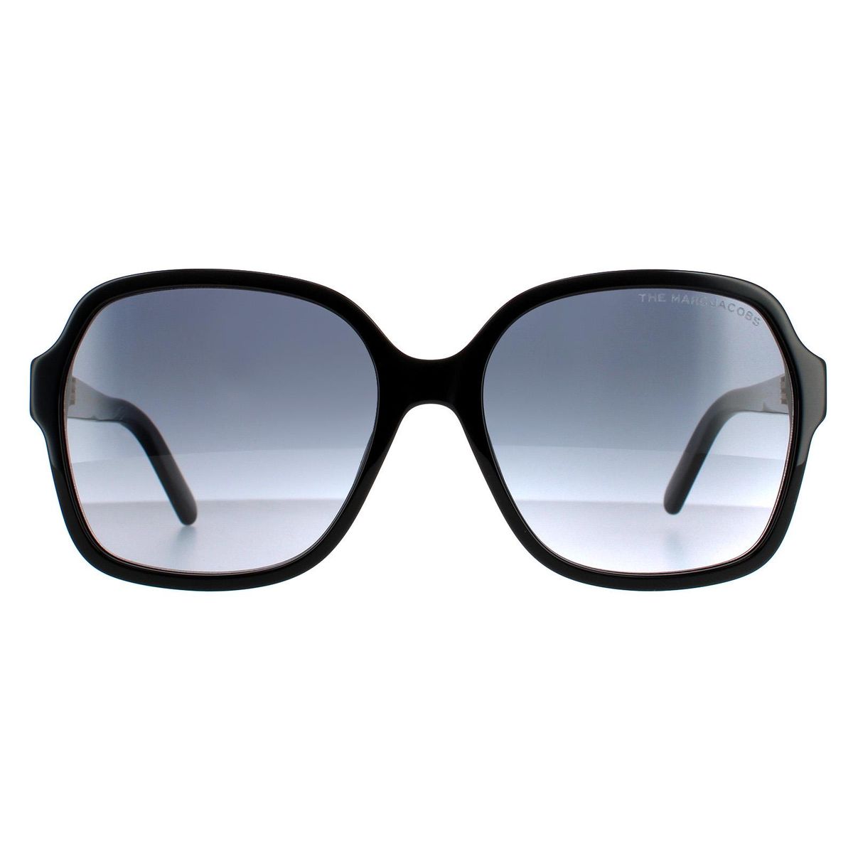 Übergroße quadratische Sonnenbrille mit Farbverlauf