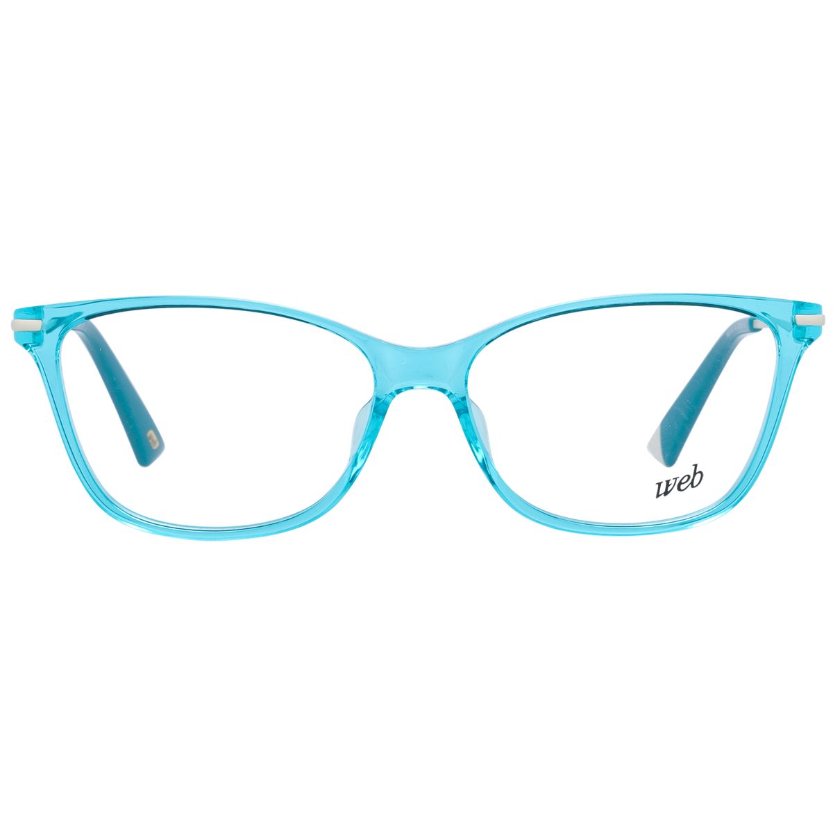 Auffällige transparente rechteckige Brille