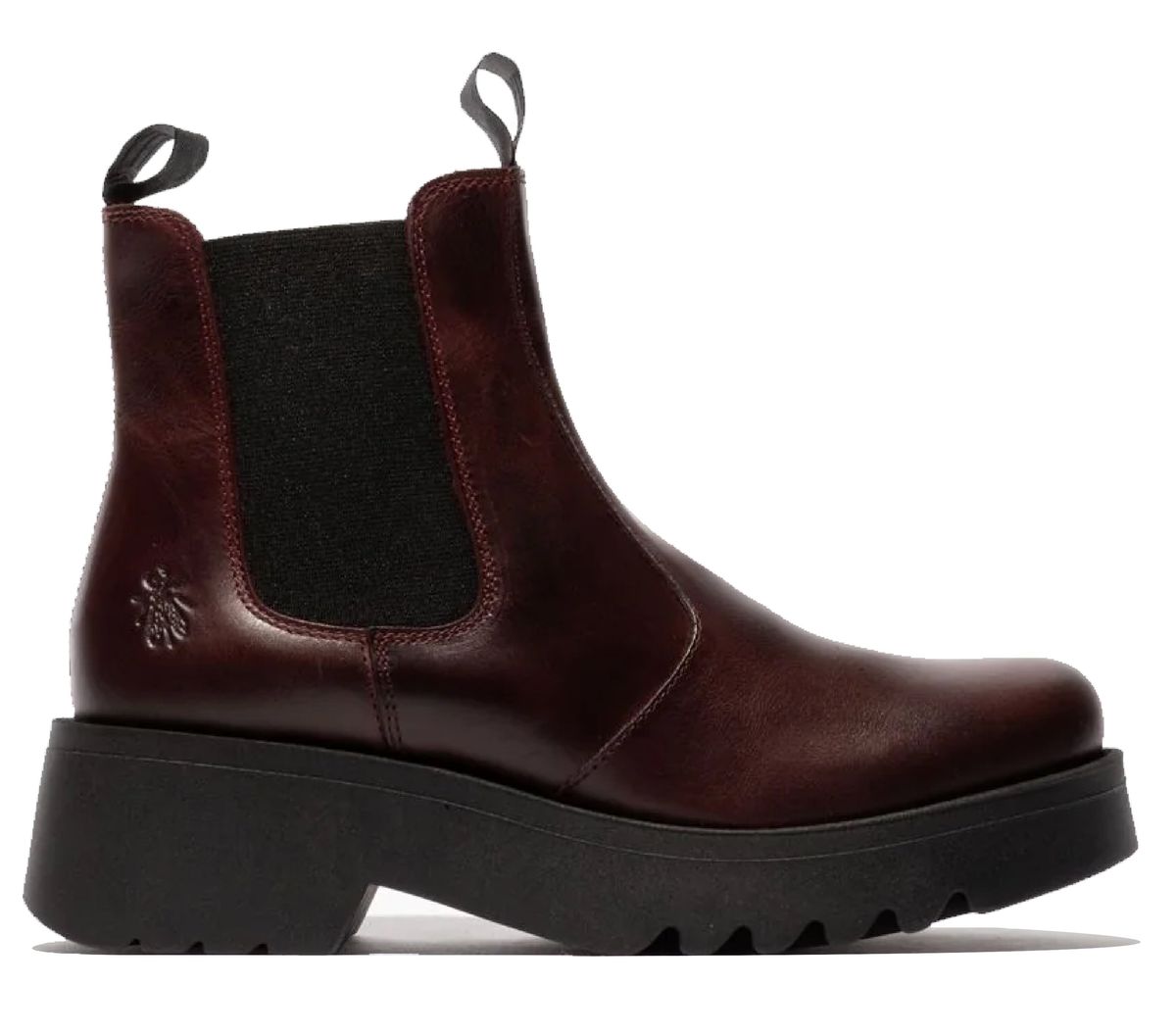 Plateau-Chelsea-Boots mit Keilabsatz