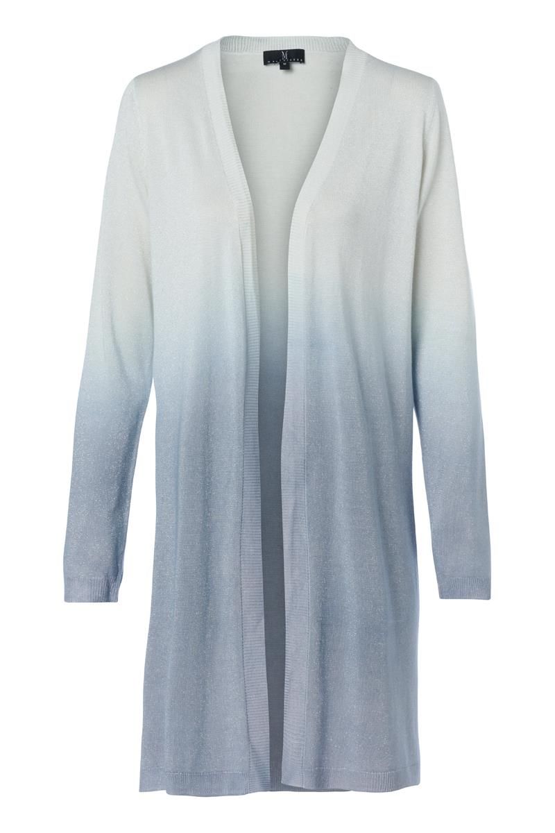 Schimmernder Longcardigan mit Farbverlauf