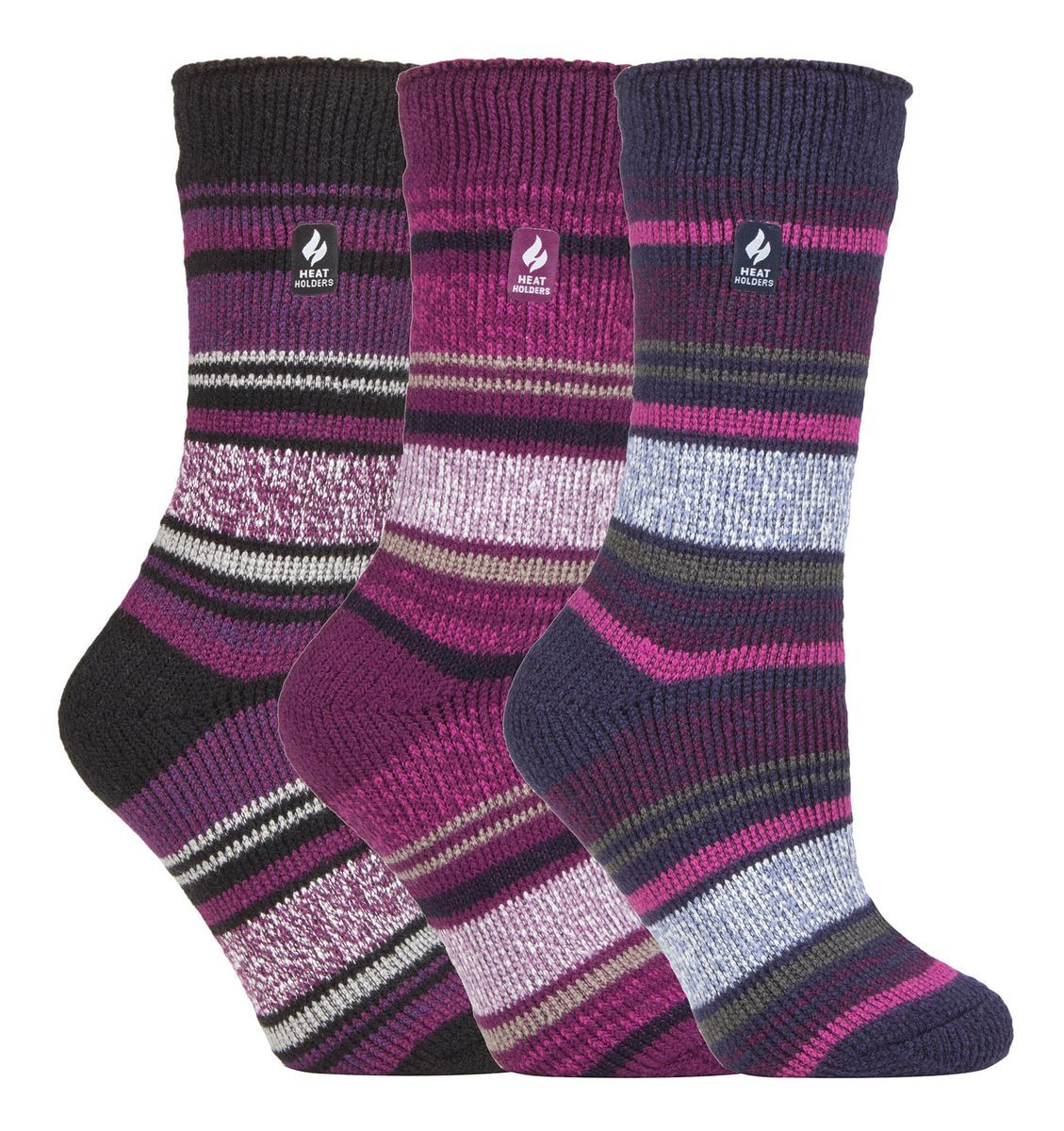 Hochleistungs-Thermo-Socken mit Streifenmuster