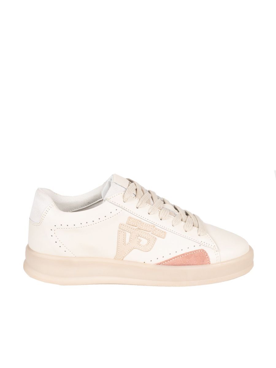 Low-Top Plateau-Sneaker mit Logo