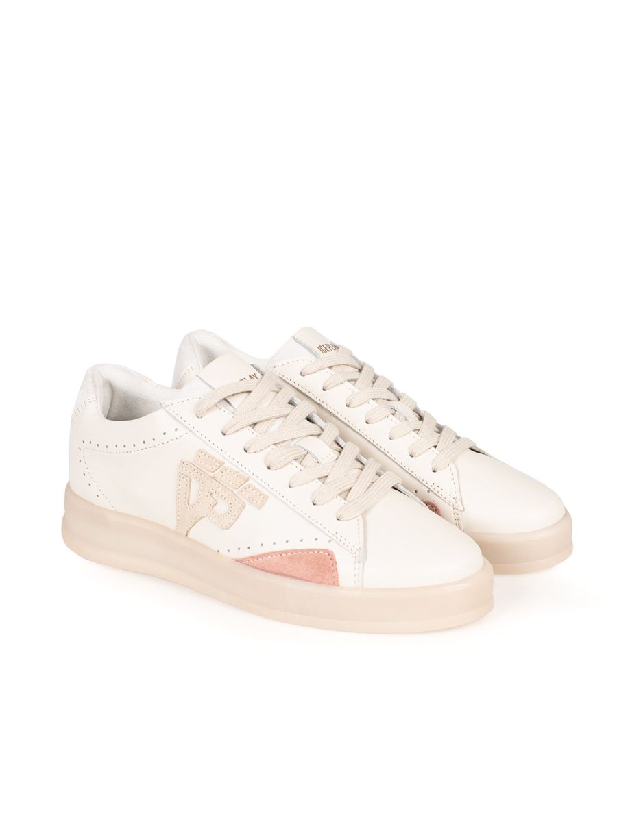 Low-Top Plateau-Sneaker mit Logo