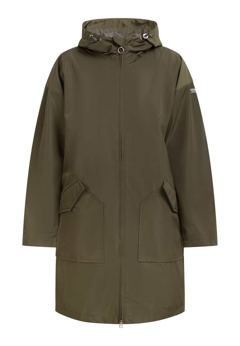 Recycelter Oversized Kapuzen-Regenparka