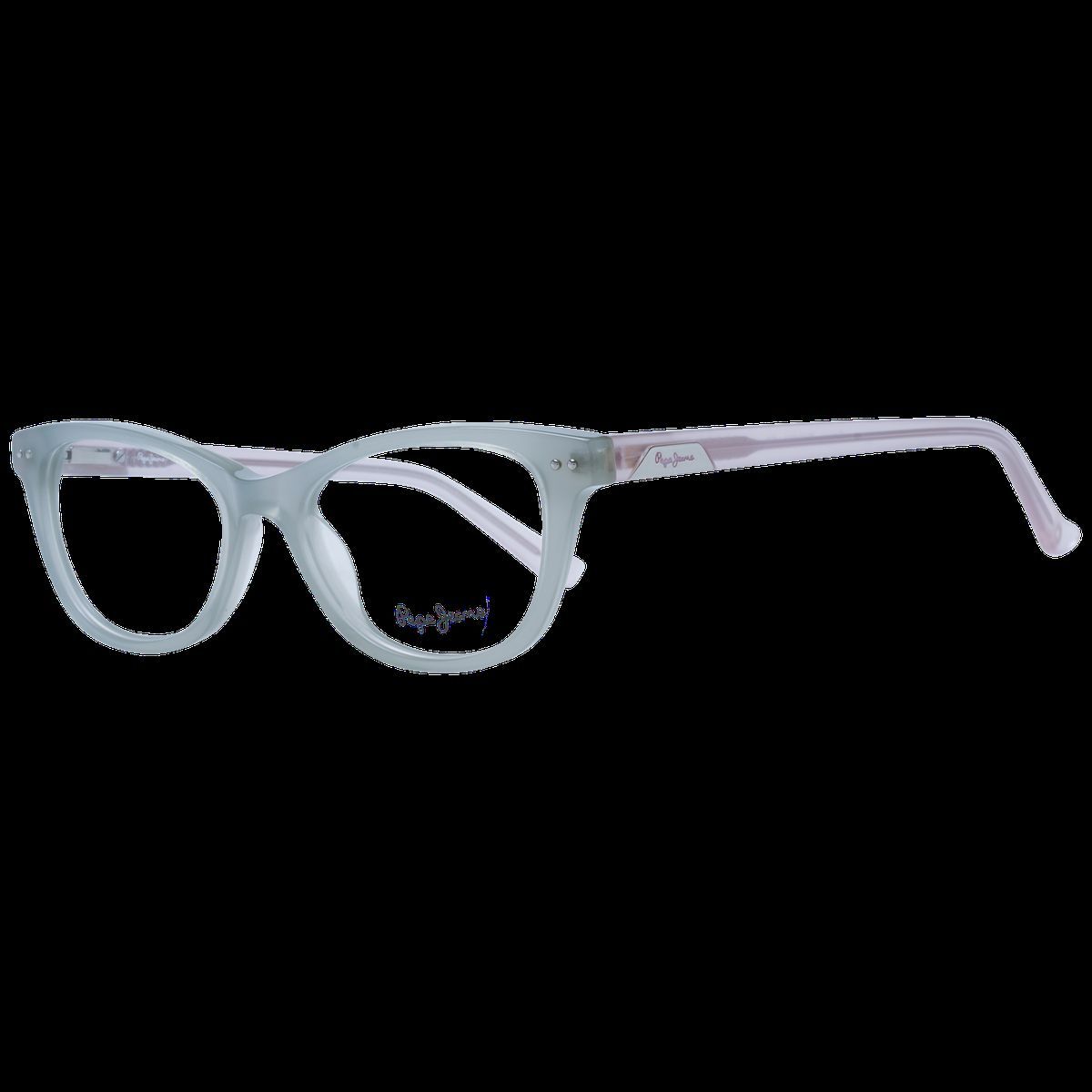 Transparente Brille in Schmetterlingsform