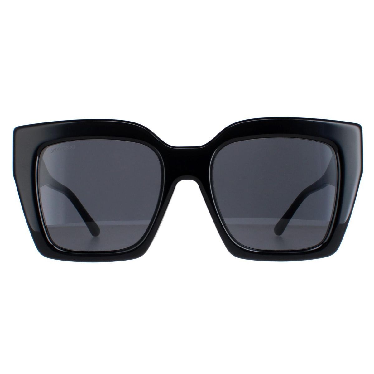 Oversized Sonnenbrille mit Kristall-Logo
