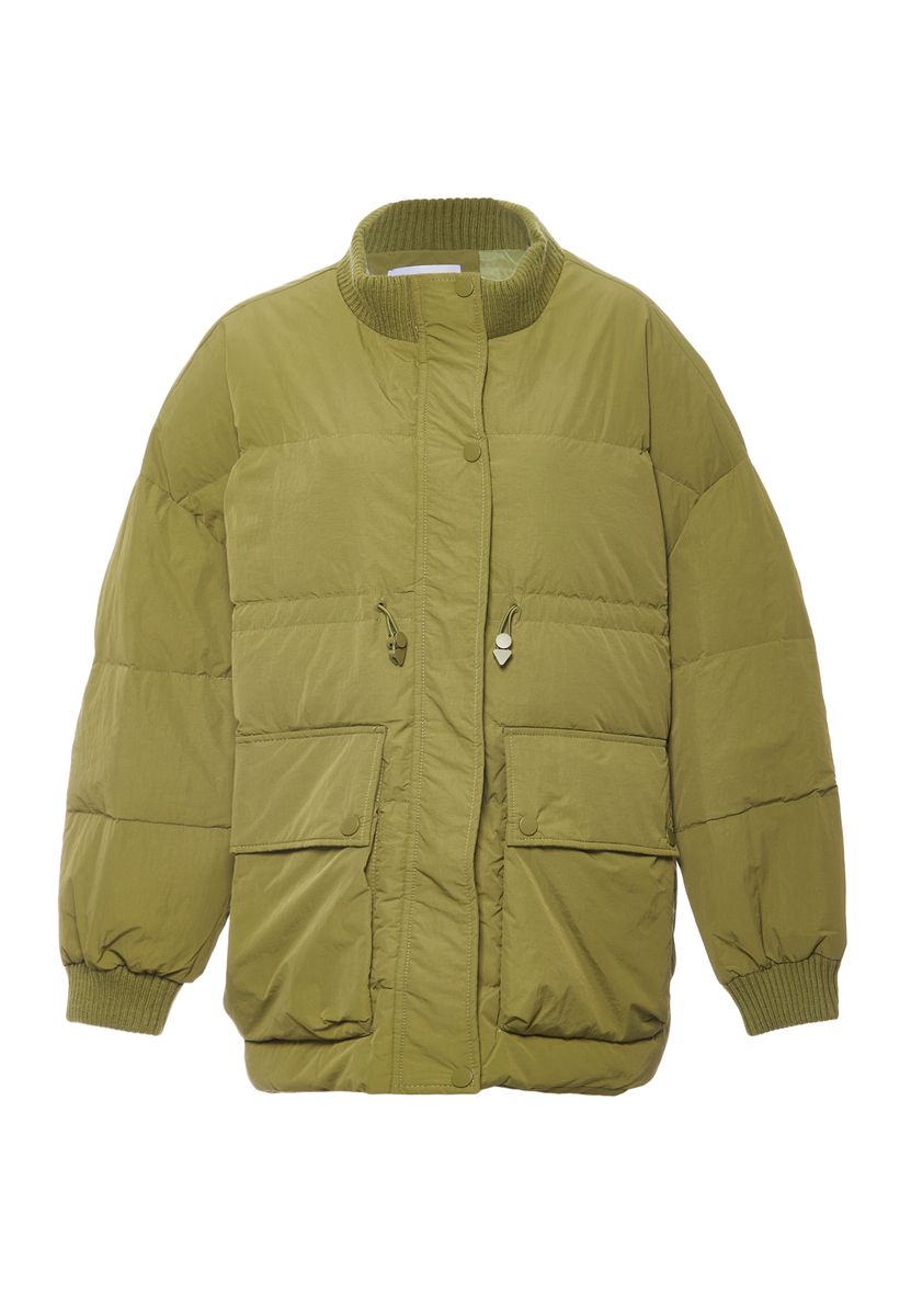 Oversized Steppjacke im Utility Look