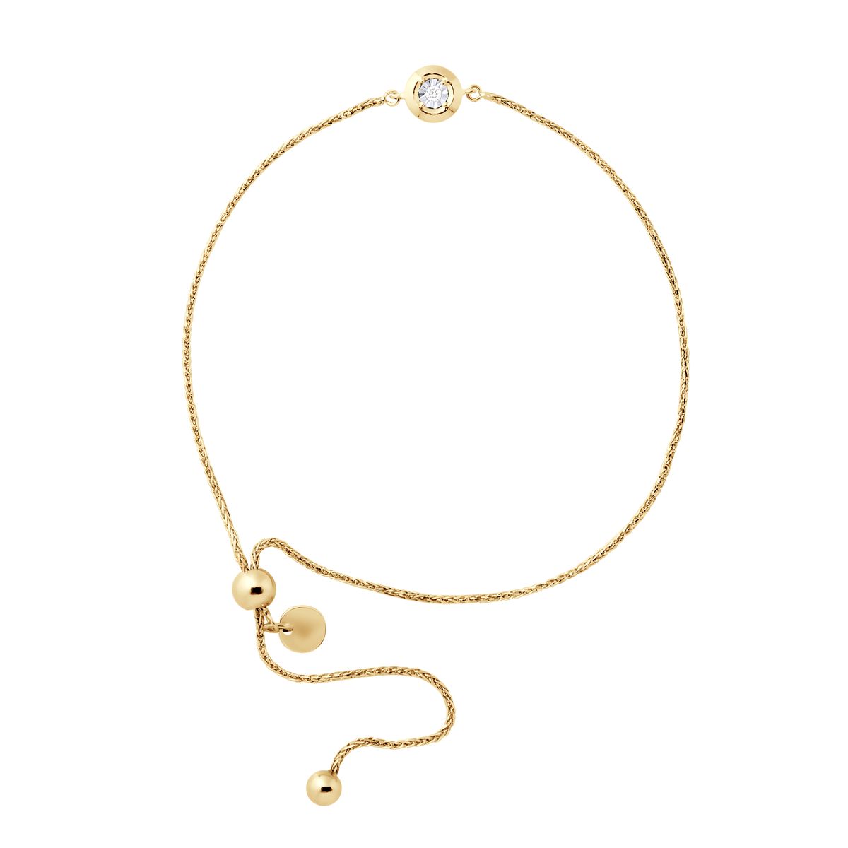 Elegantes Diamant-Armband in Illusionsfassung