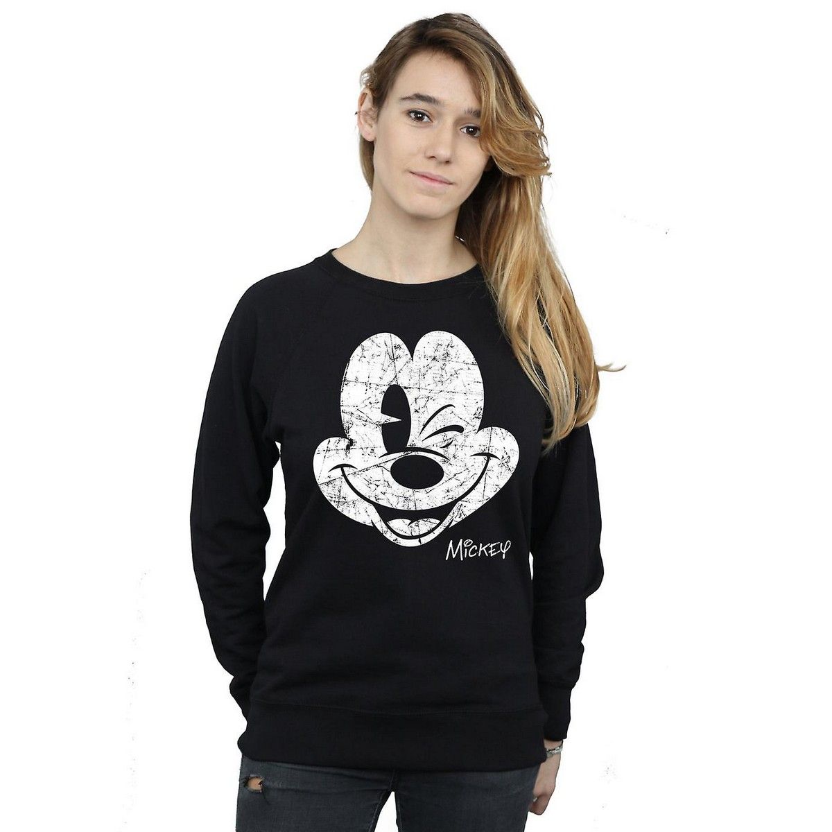Sweatshirt mit Mickey-Maus-Grafikprint