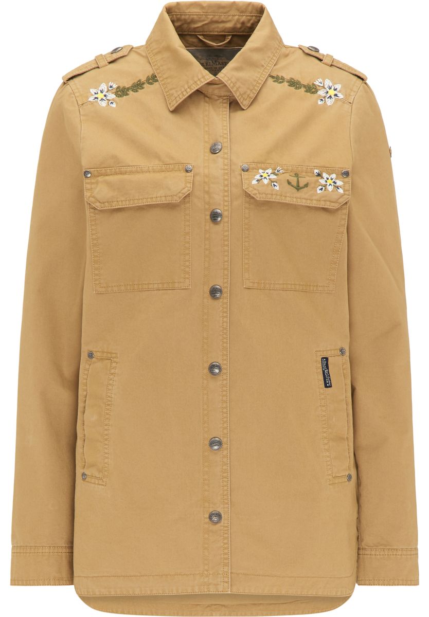 Bestickte Fieldjacket mit floralen Akzenten