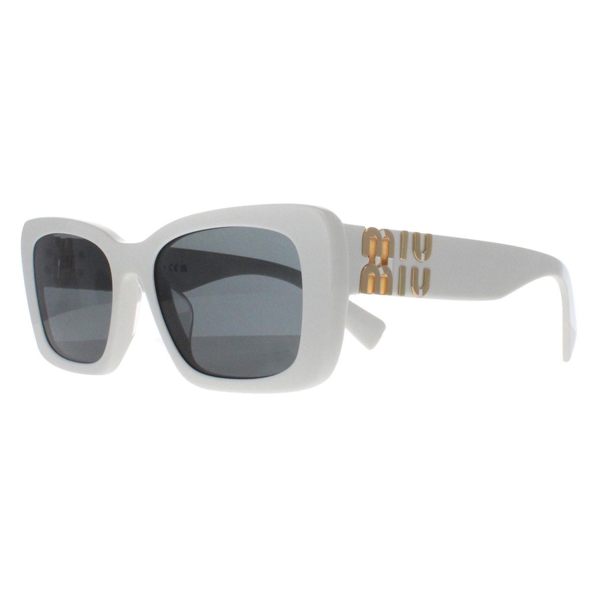 Markante rechteckige Acetat-Sonnenbrille