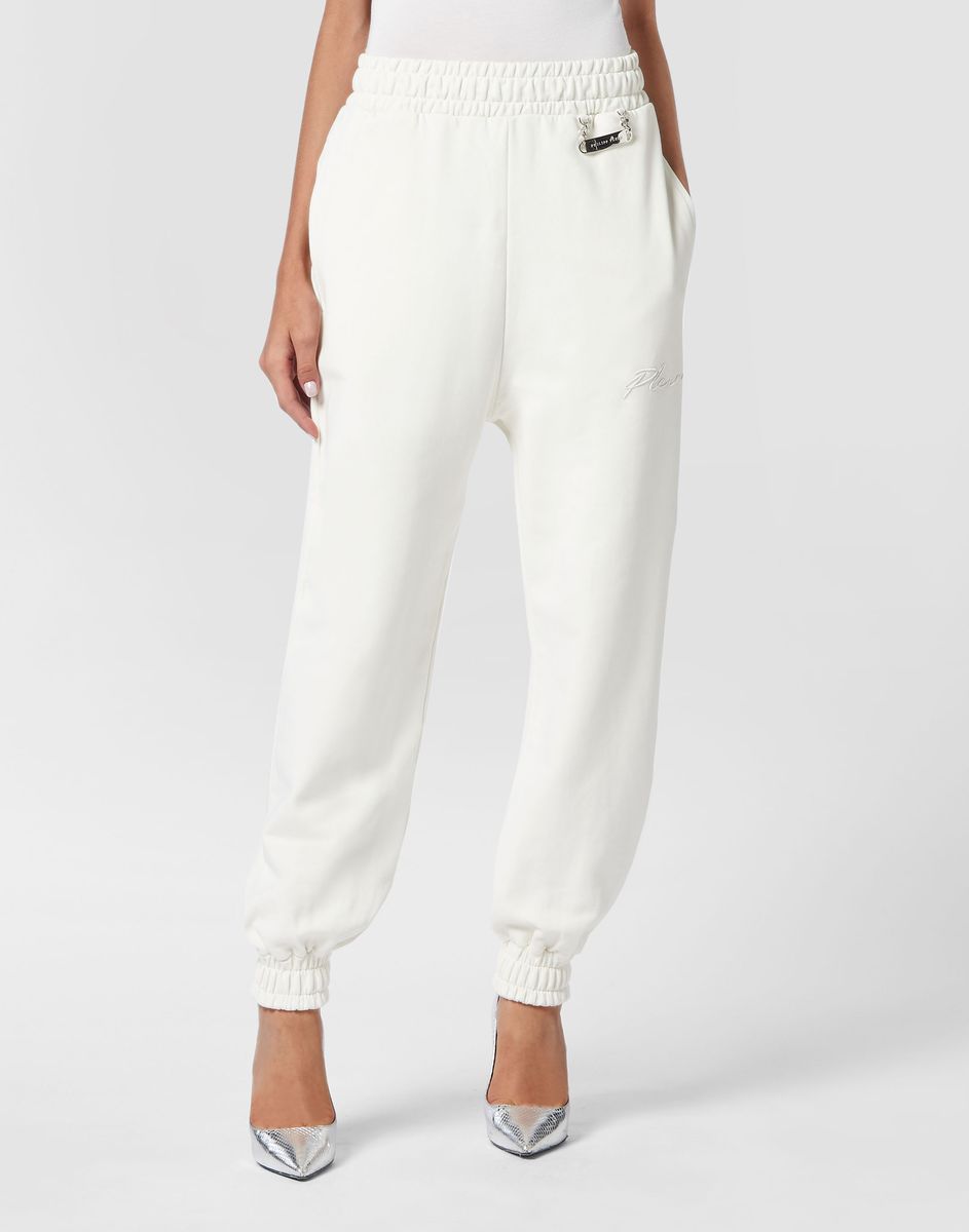 Signature Jogginghose aus Baumwollfleece