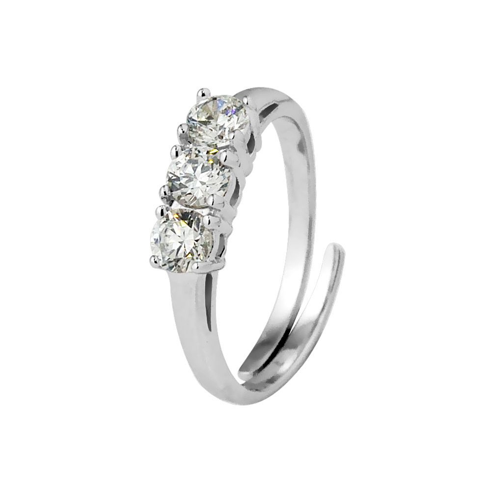 Klassischer Drei-Stein-Trilogie-Ring