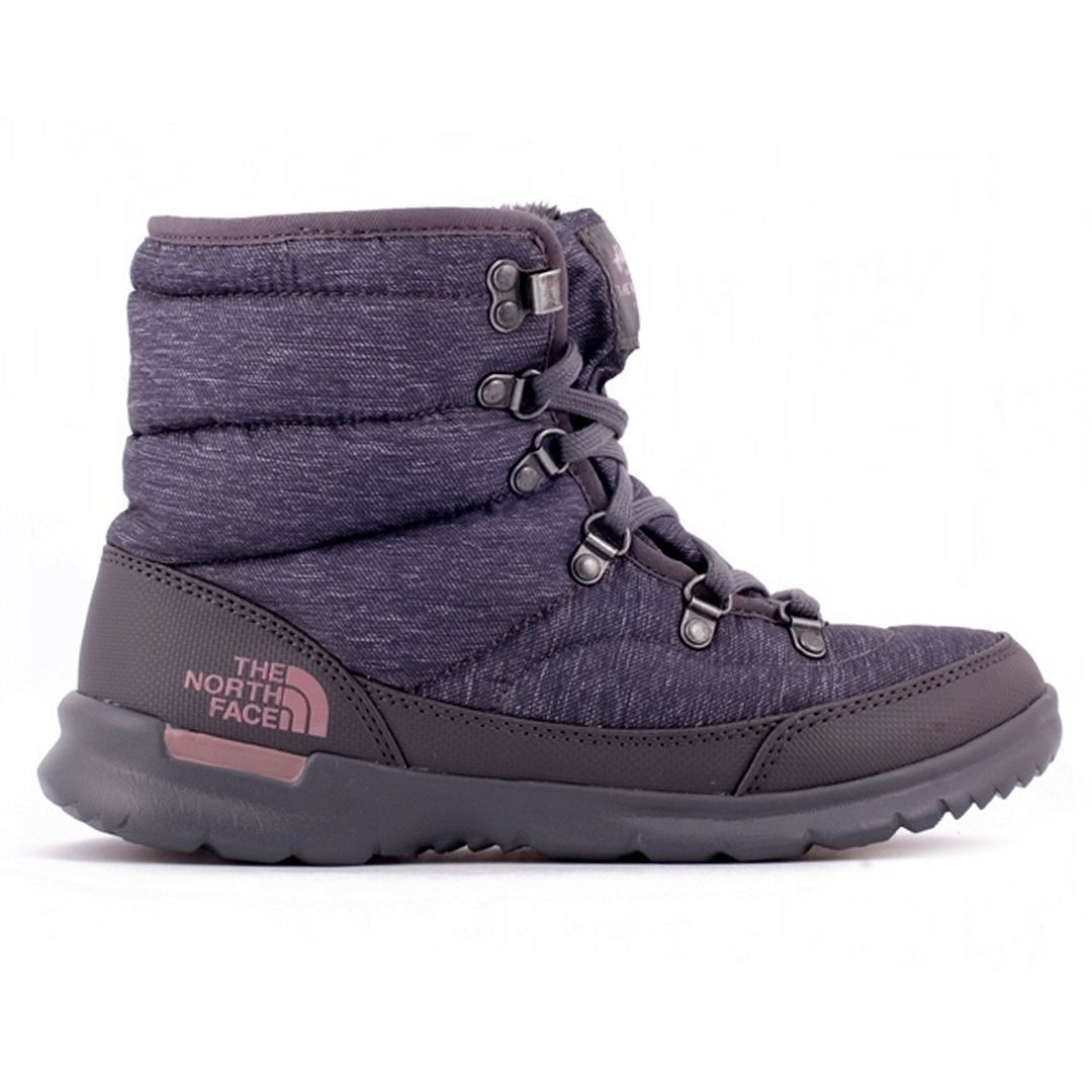 Gesteppte Isolierte Schnür-Winterstiefel