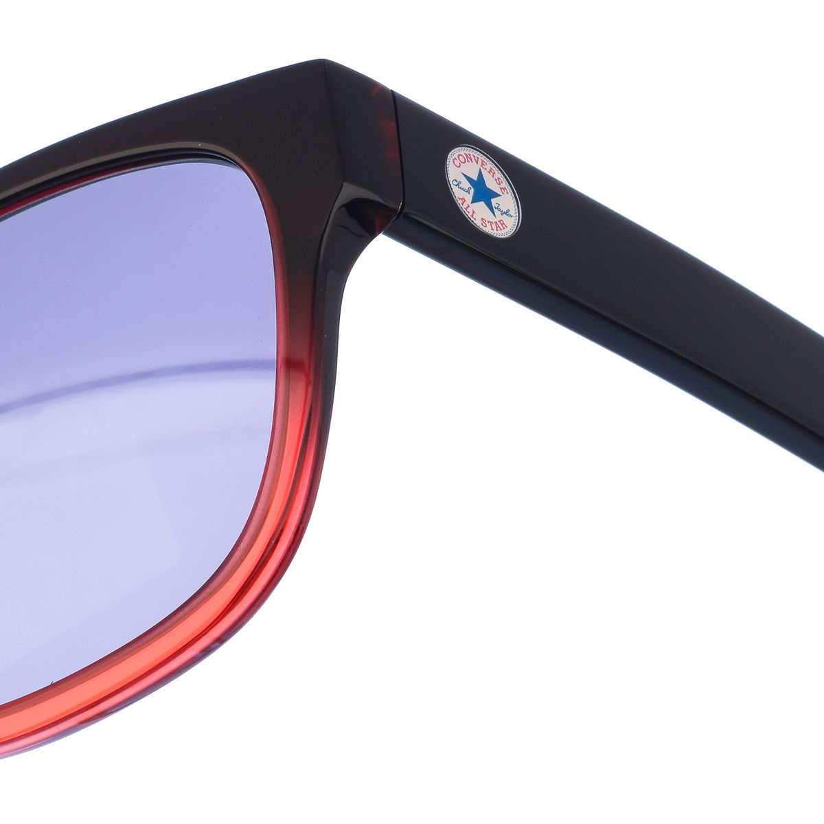 Ovale Sonnenbrille mit Farbverlauf