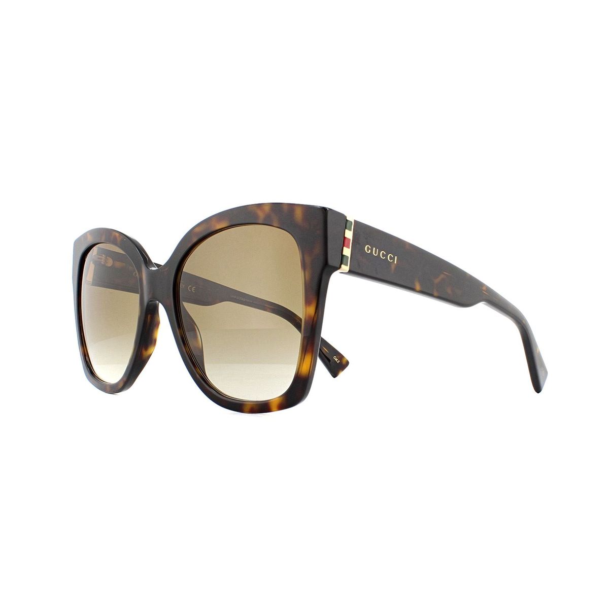 Übergroße Schmetterlings-Sonnenbrille in Schildpatt-Optik