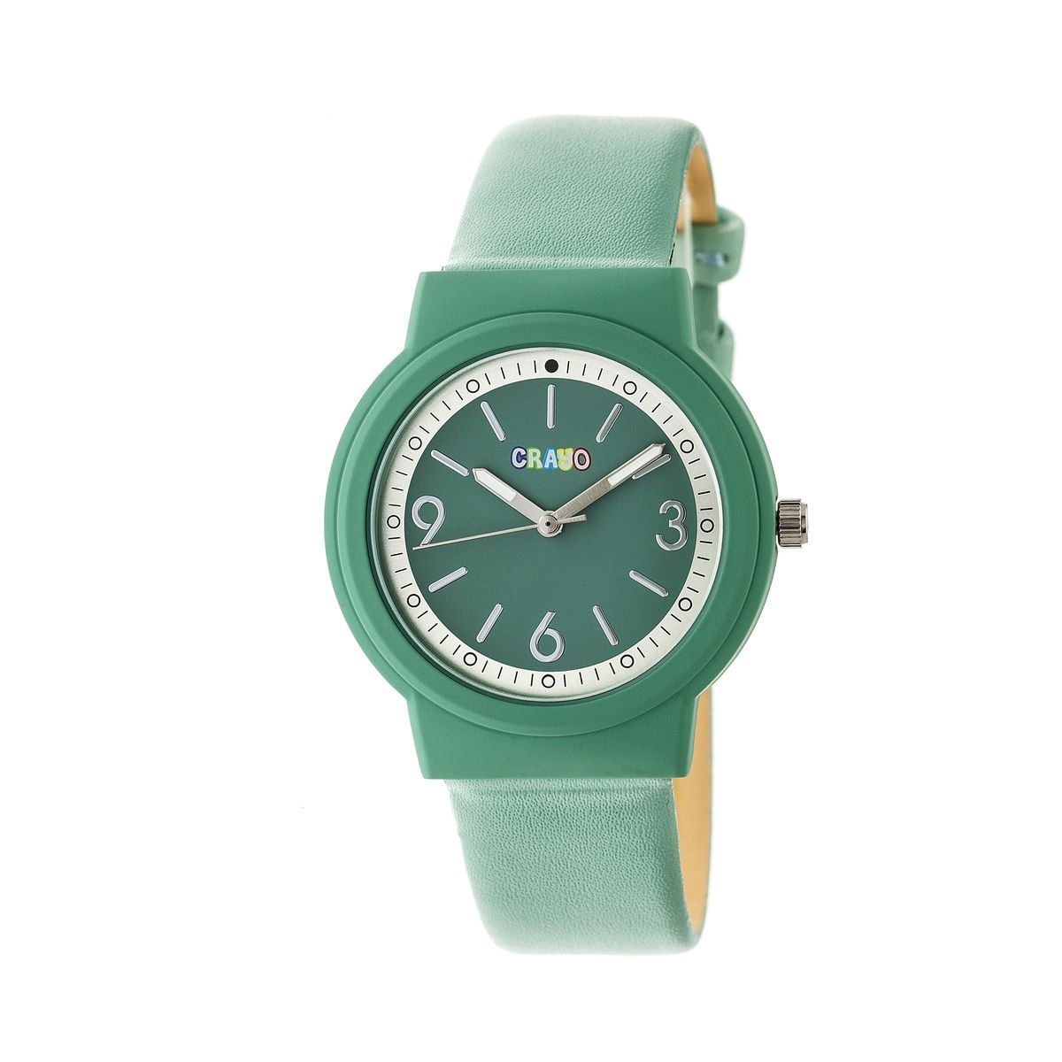 Lebhafte gummierte Analog-Armbanduhr