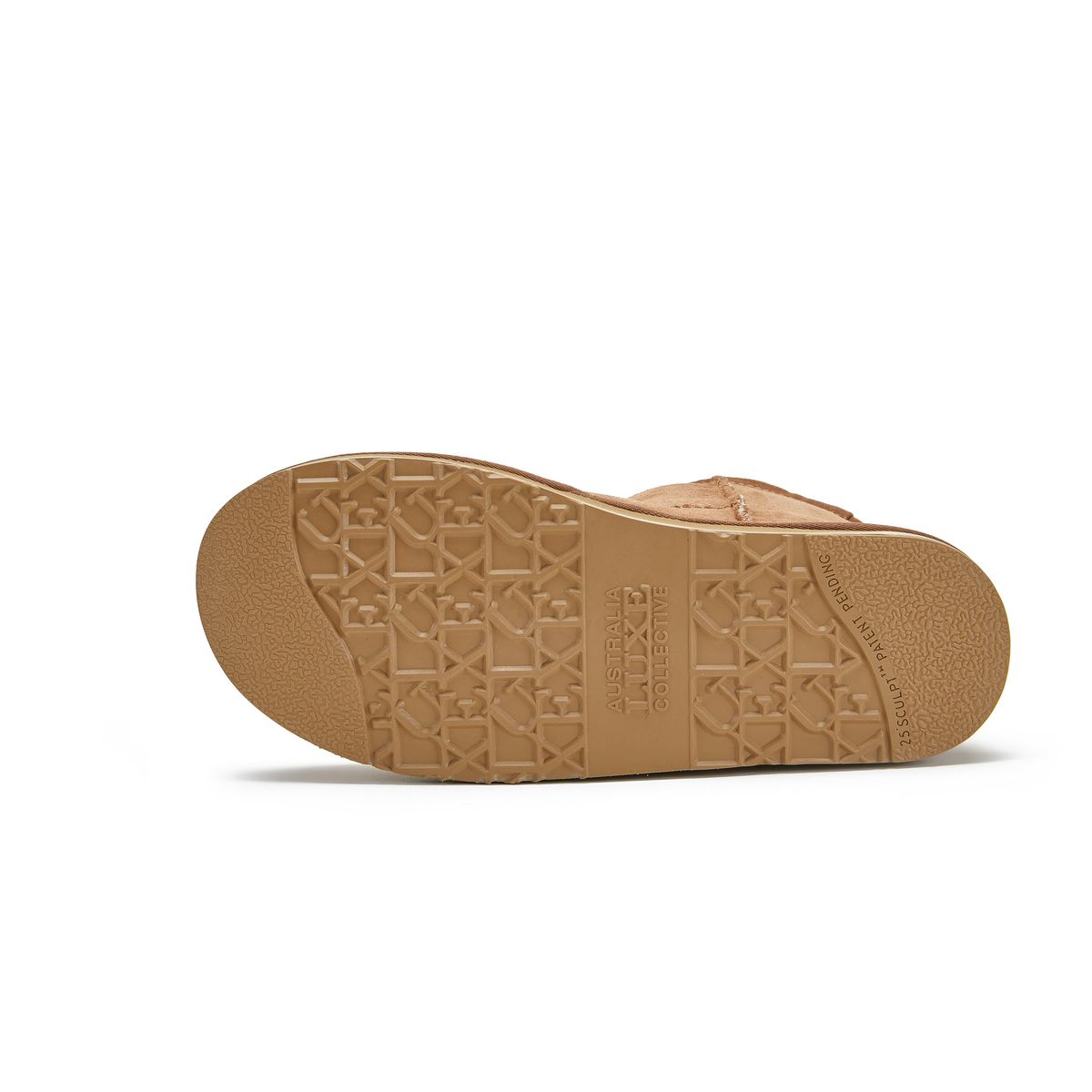 Asymmetrische Lammfell Wildlederstiefel