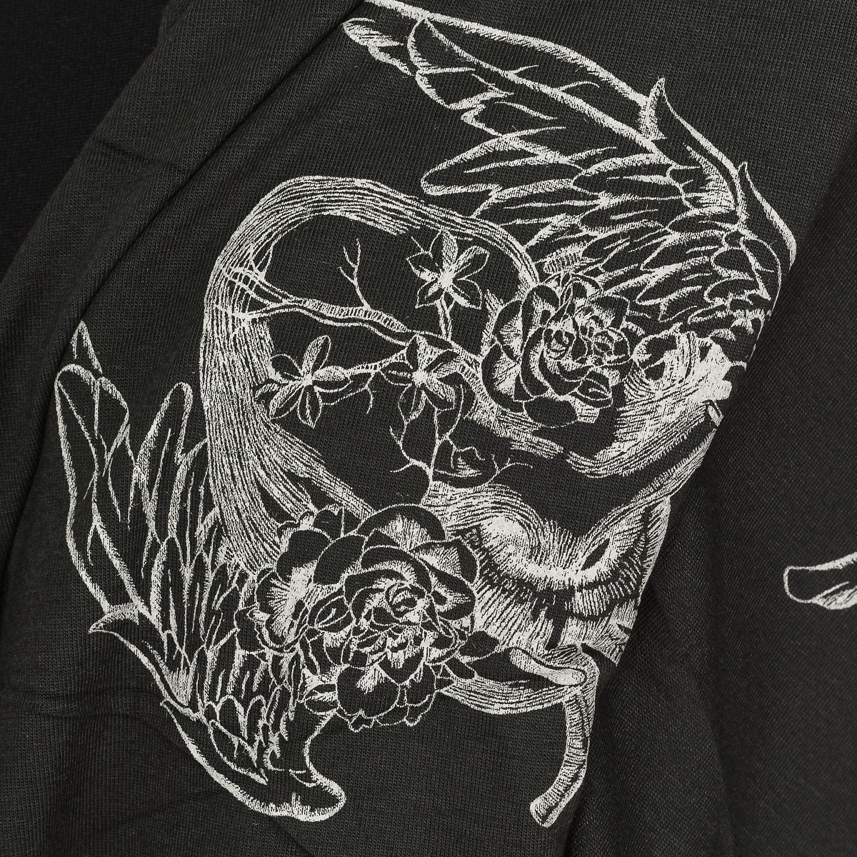 Infinity-Schal mit Angel-Heart-Print