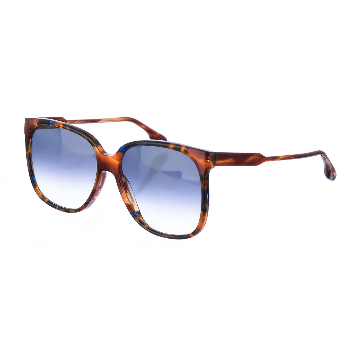 Oversize-Sonnenbrille mit ovalem Acetat-Rahmen