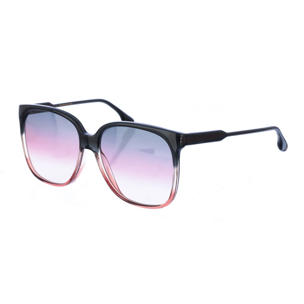 Oversize-Sonnenbrille mit ovalem Acetat-Rahmen