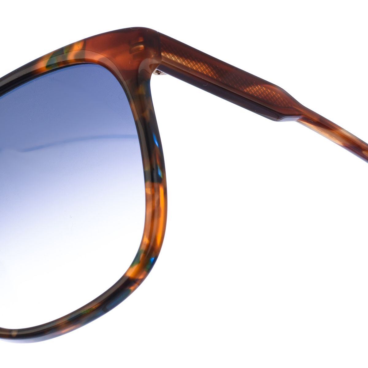 Oversize-Sonnenbrille mit ovalem Acetat-Rahmen