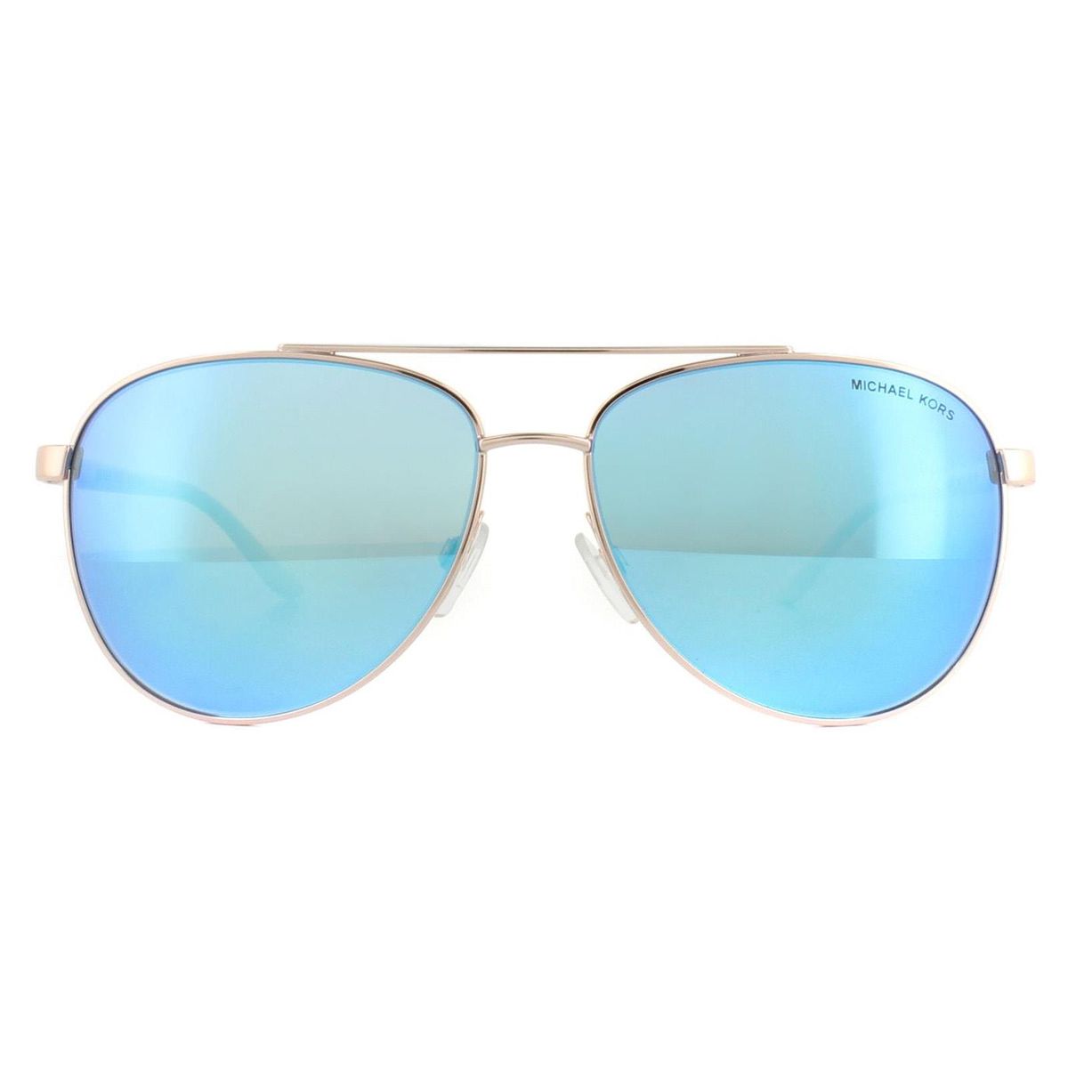 Moderne Pilotenbrille mit verspiegelten Gläsern