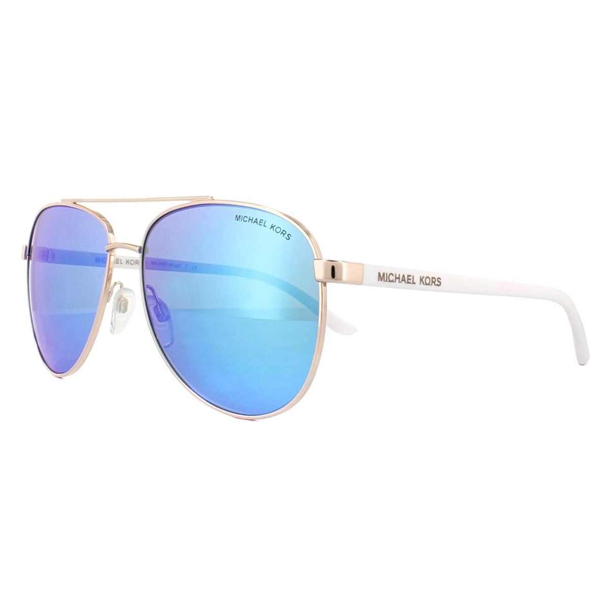 Moderne Pilotenbrille mit verspiegelten Gläsern
