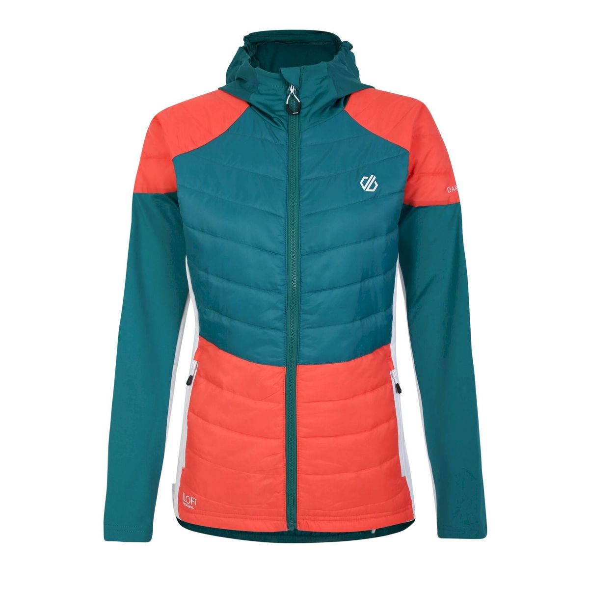 Wattierte Hybrid-Outdoorjacke