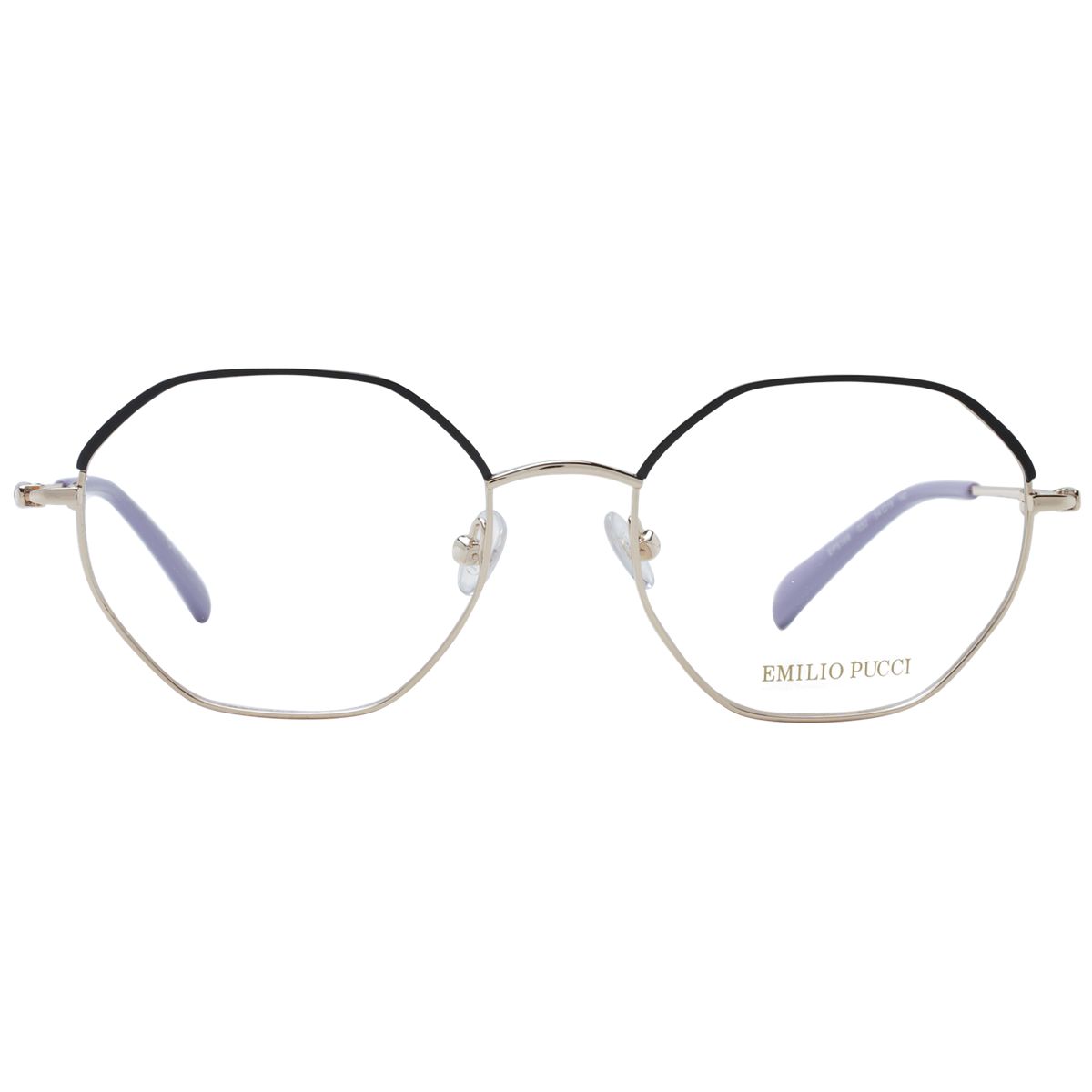 Elegante geometrische Metallbrille