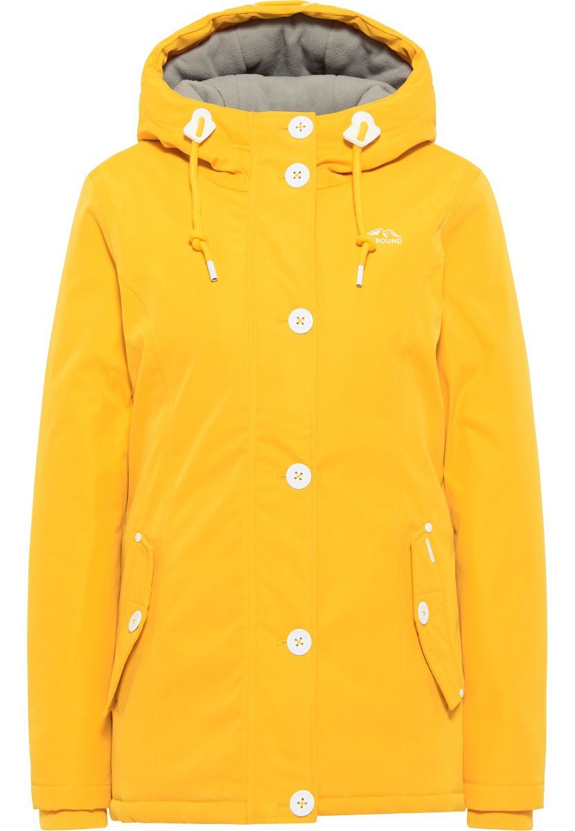 Wetterfester wattierter Parka mit Kapuze