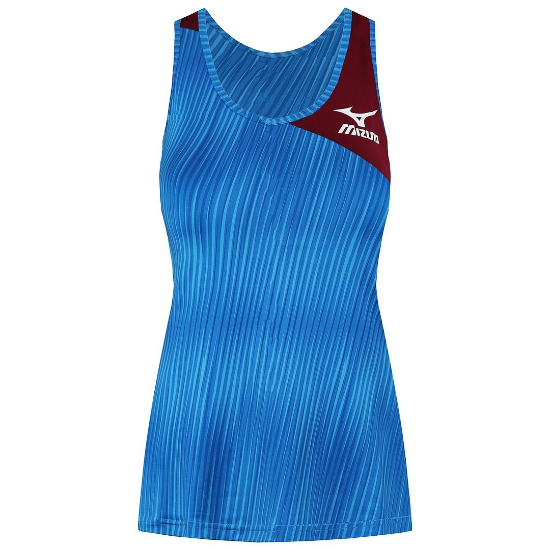 Athletisches Gestreiftes Performance Tanktop