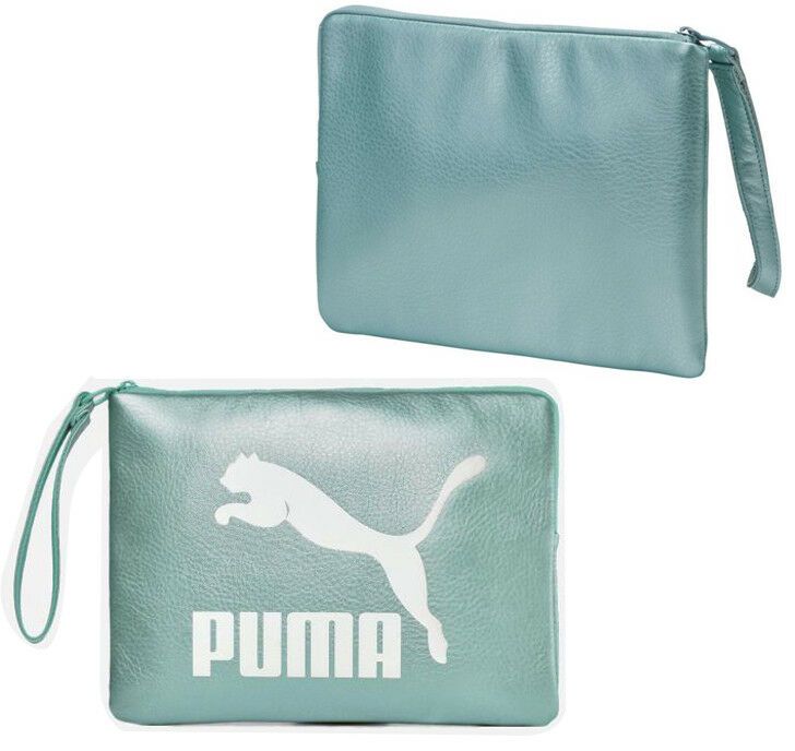 Metallic-Pouch mit Handgelenkschlaufe