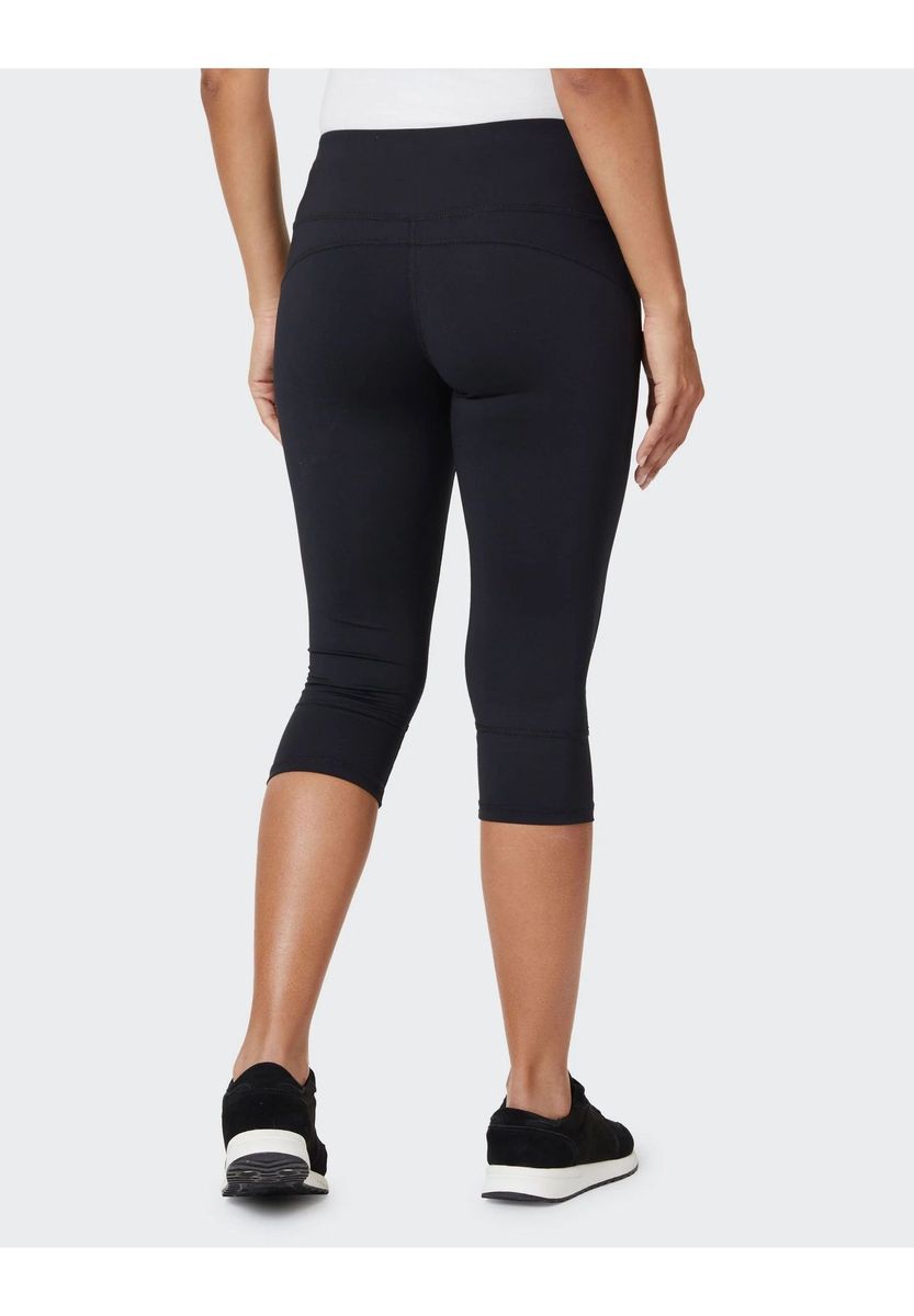 Schnelltrocknende High-Rise Capri-Leggings