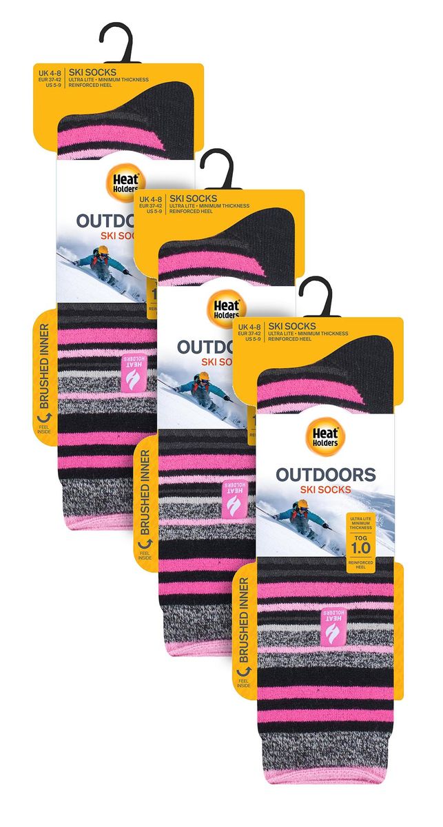 Gestreifte Ultra Lite Skisocken