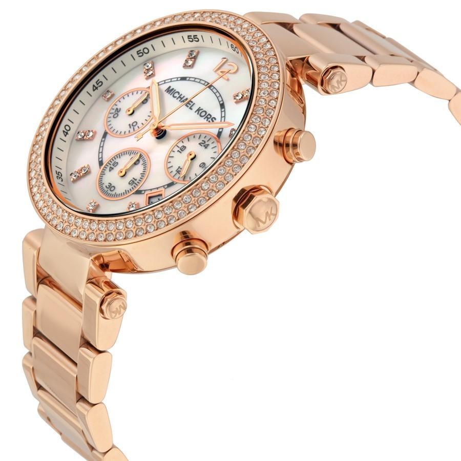 Luxus-Chronograph mit Kristall-Lünette