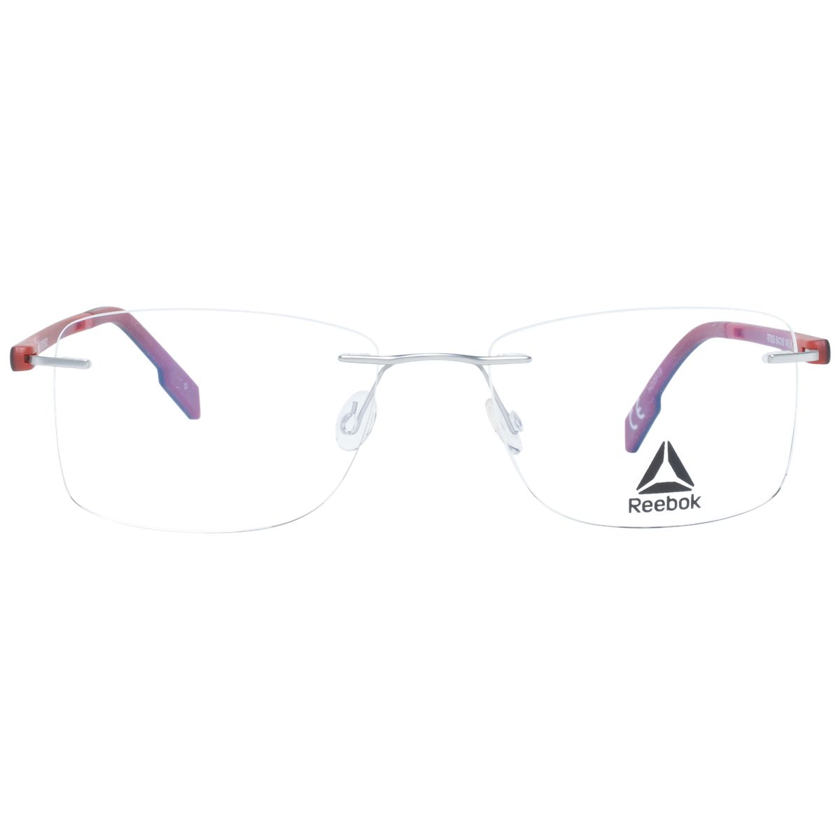 Minimalistische randlose rechteckige Brille
