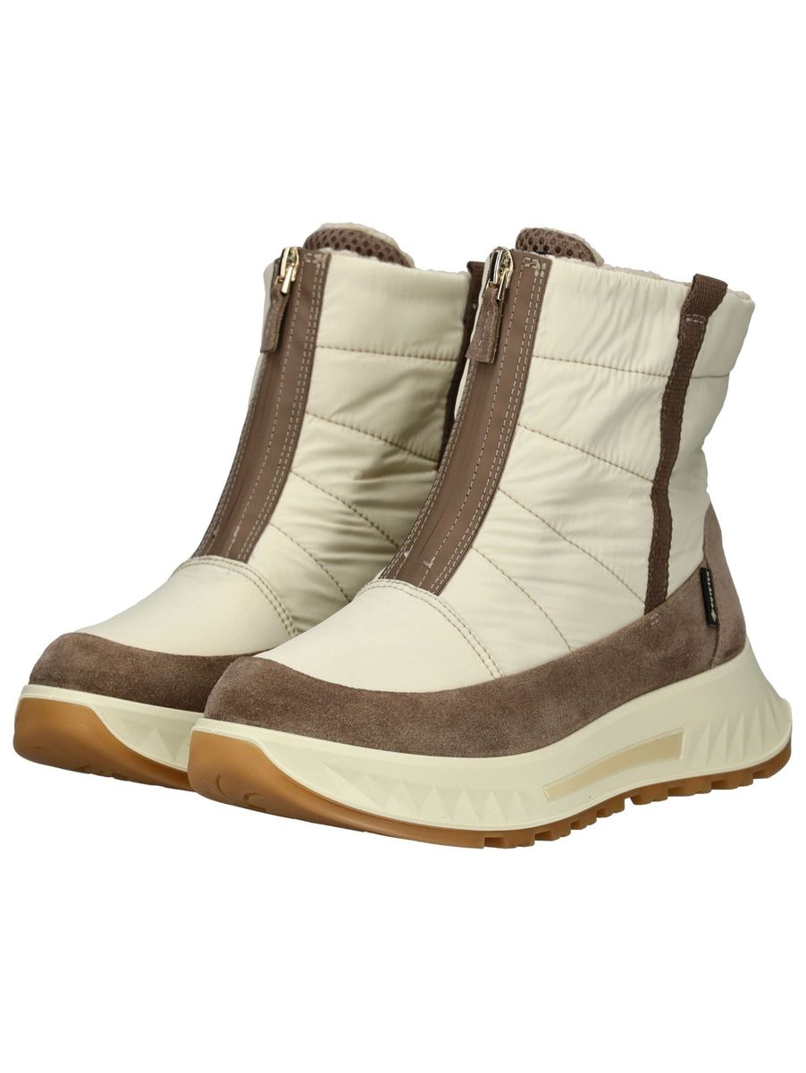 Gesteppte Winterstiefel mit Front-Reißverschluss