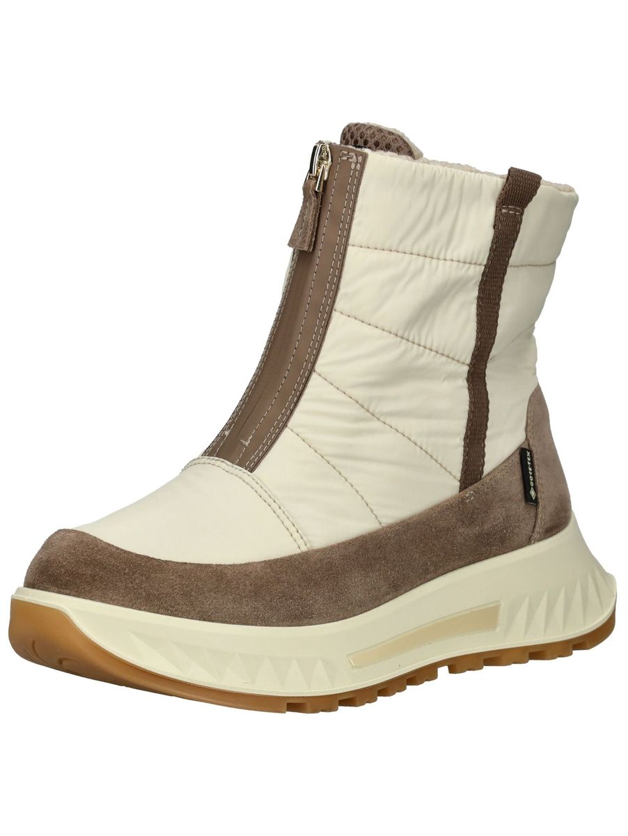Gesteppte Winterstiefel mit Front-Reißverschluss