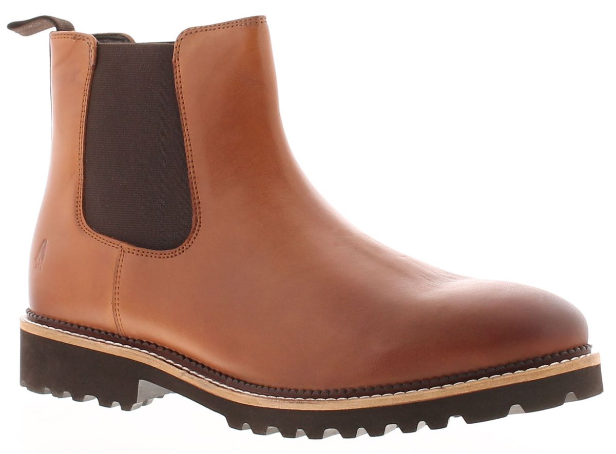 Robuste Leder-Chelsea-Boots